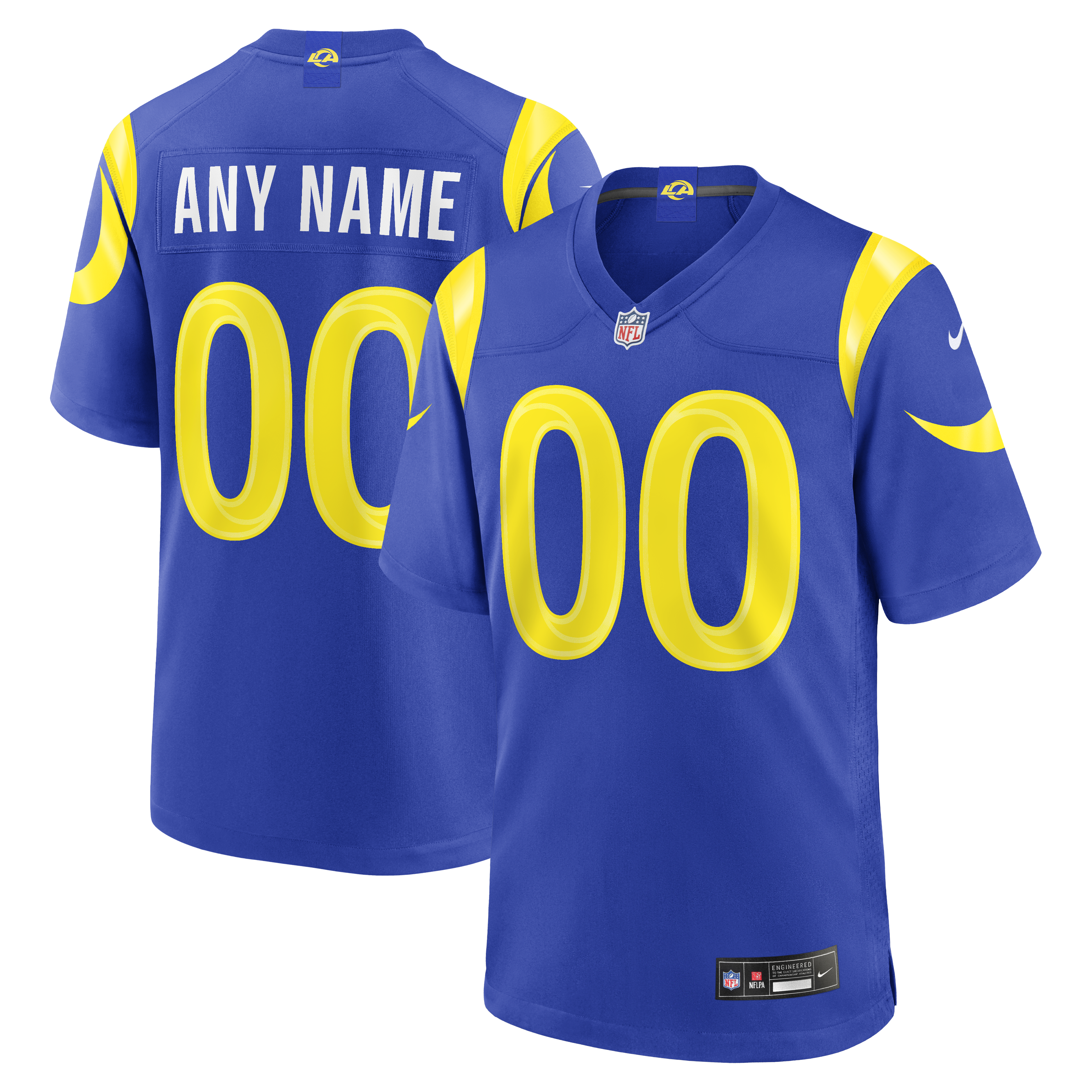 Soccer Intl Los Angeles Rams Custom Game Jersey Royal