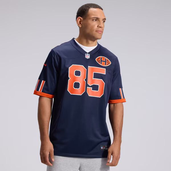 Cole Kmet Chicago Bears Soccer Intl 2026 Rivalries Collection Game Jersey - Navy