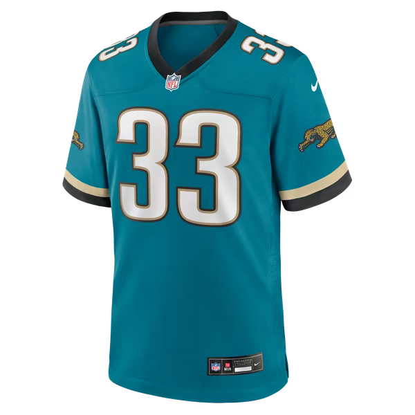 Bhayshul Tuten Jacksonville Jaguars Soccer Intl Alternate 2 Game Jersey - Teal