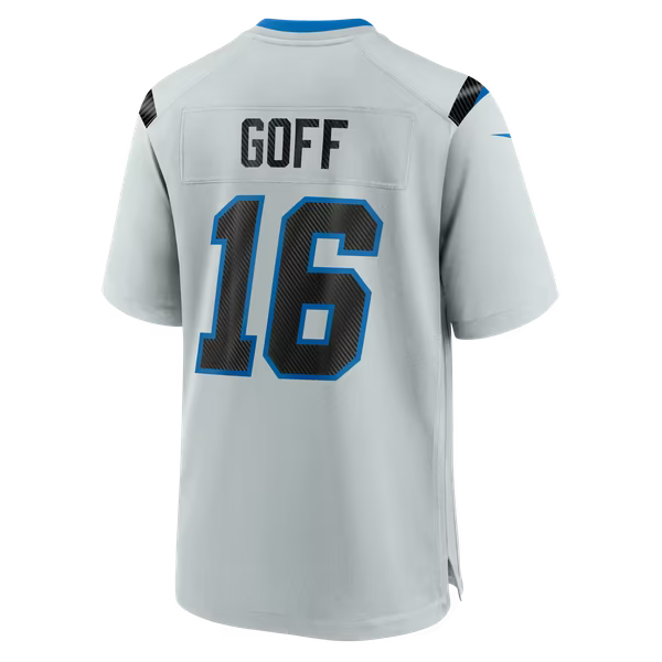 Jared Goff Detroit Lions Soccer Intl 2026 Rivalries Collection Game Jersey - Silver
