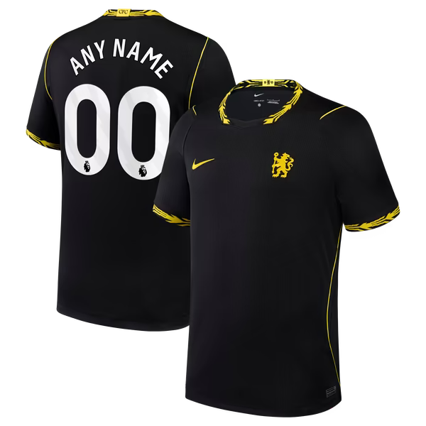 Chelsea Soccer Intl 2026/27 Away Stadium Replica Custom Jersey - Black
