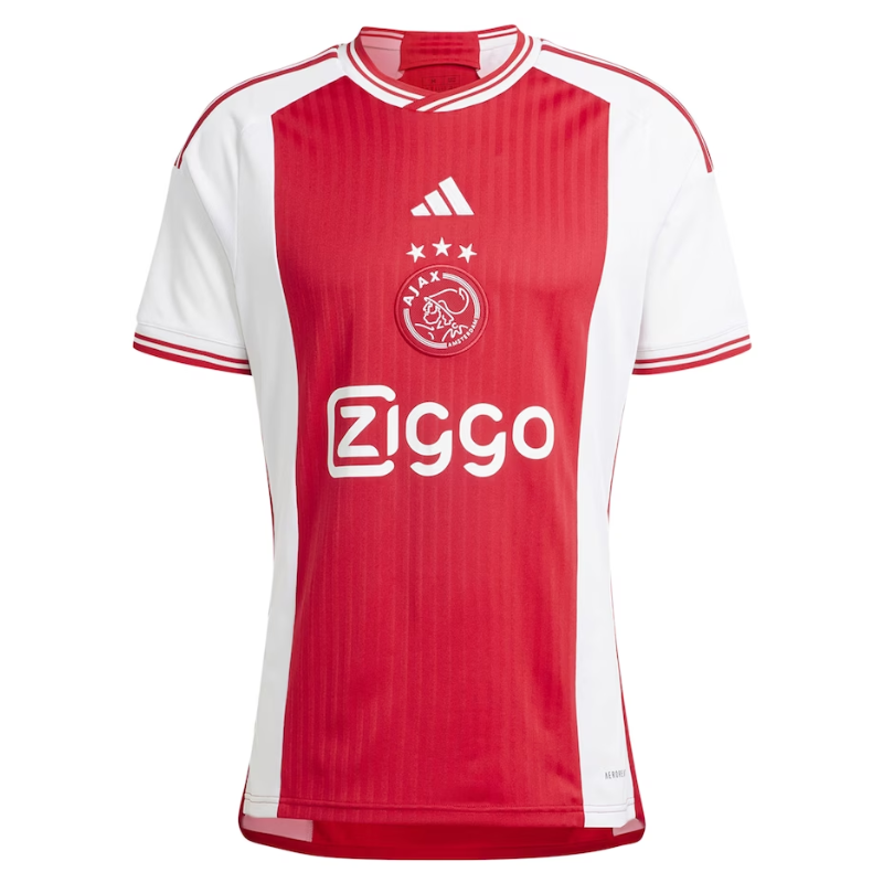 Ajax Home Adidas 2023-24 Custom Jersey - Red