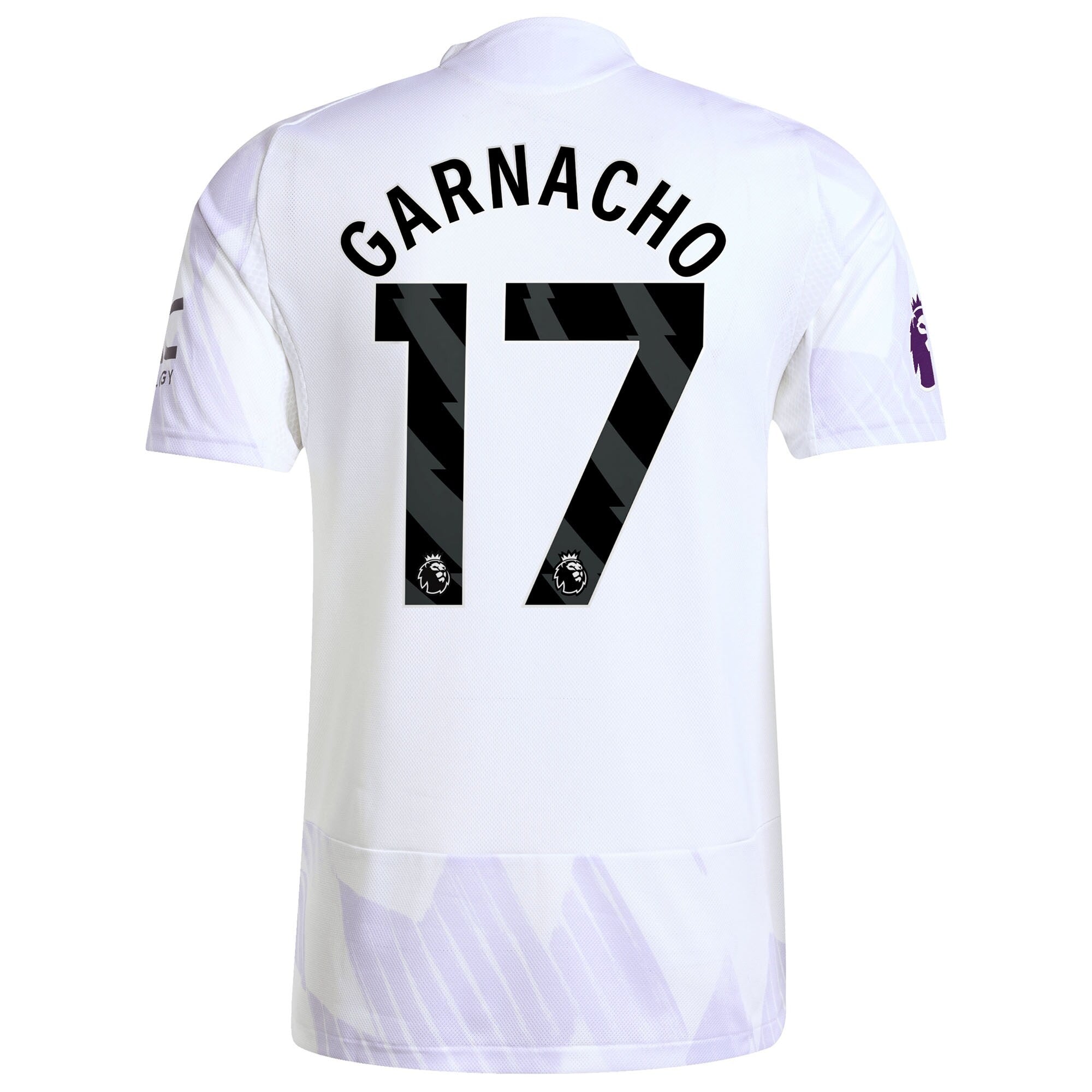 Alejandro Garnacho Manchester United adidas 2025/26 Away Player Soccer Shirt - White