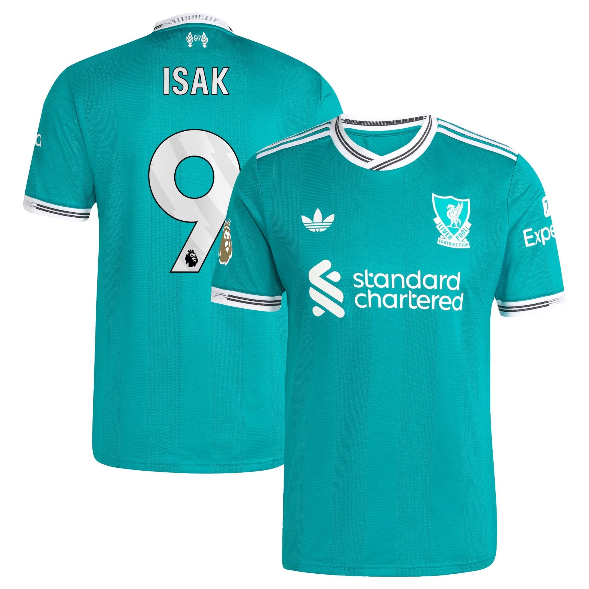 Alexander Isak Liverpool adidas 2025/26 Third Player Soccer Shirt - Green
