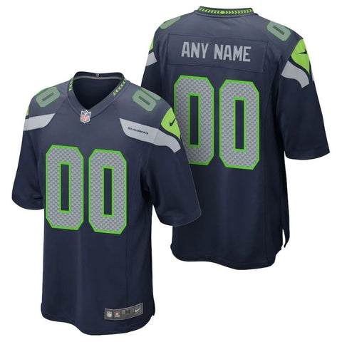 Seattle Seahawks Team 2022 Custom jersey Unisex Pro Official - Navy - Jersey Teams World
