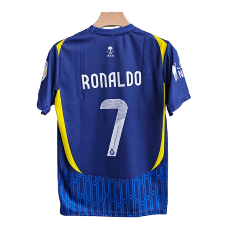 Al nassr 2024-25 C.Ronaldo 7 Away Jersey - Blue