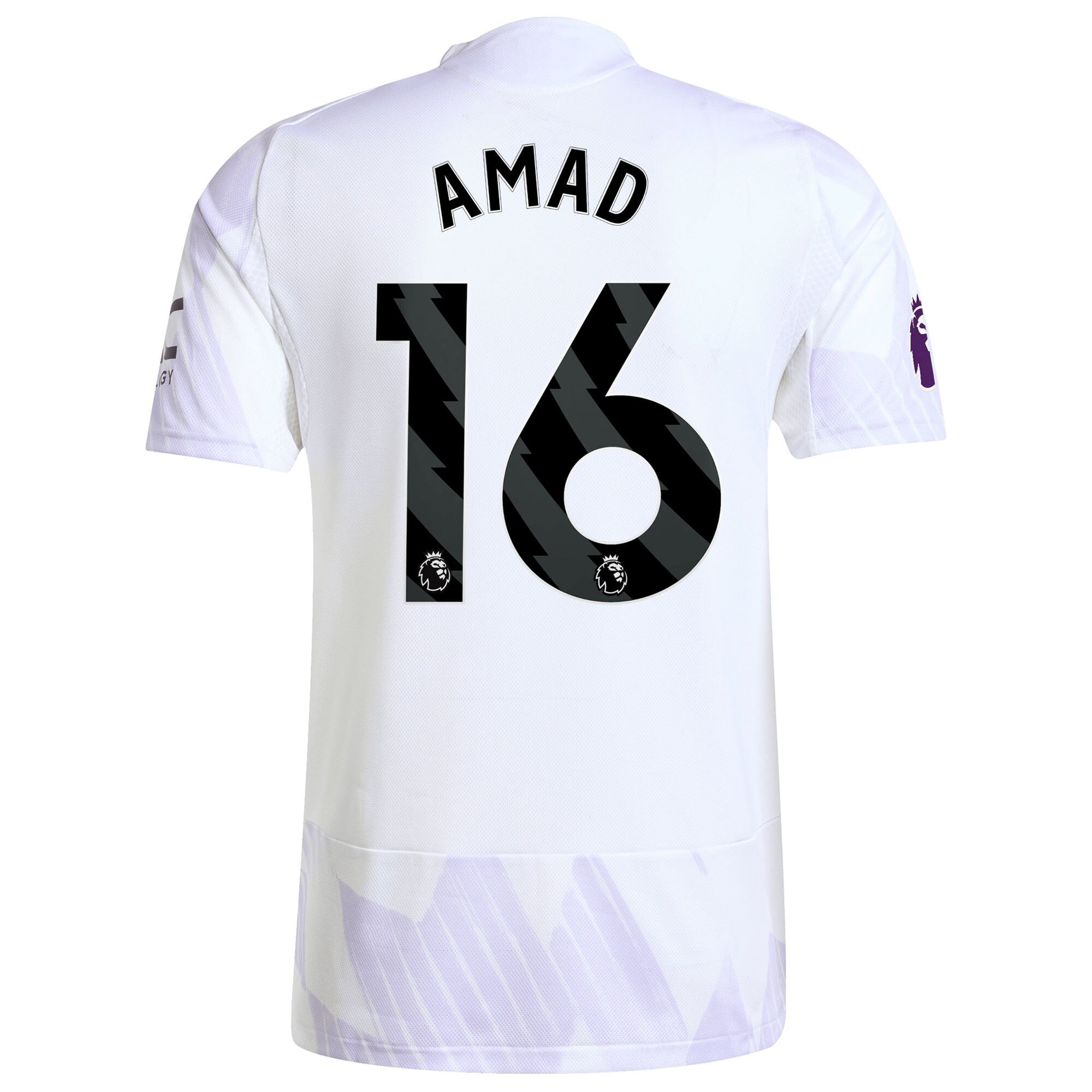 Amad Diallo Manchester United adidas 2025/26 Away Player Soccer Shirt - White