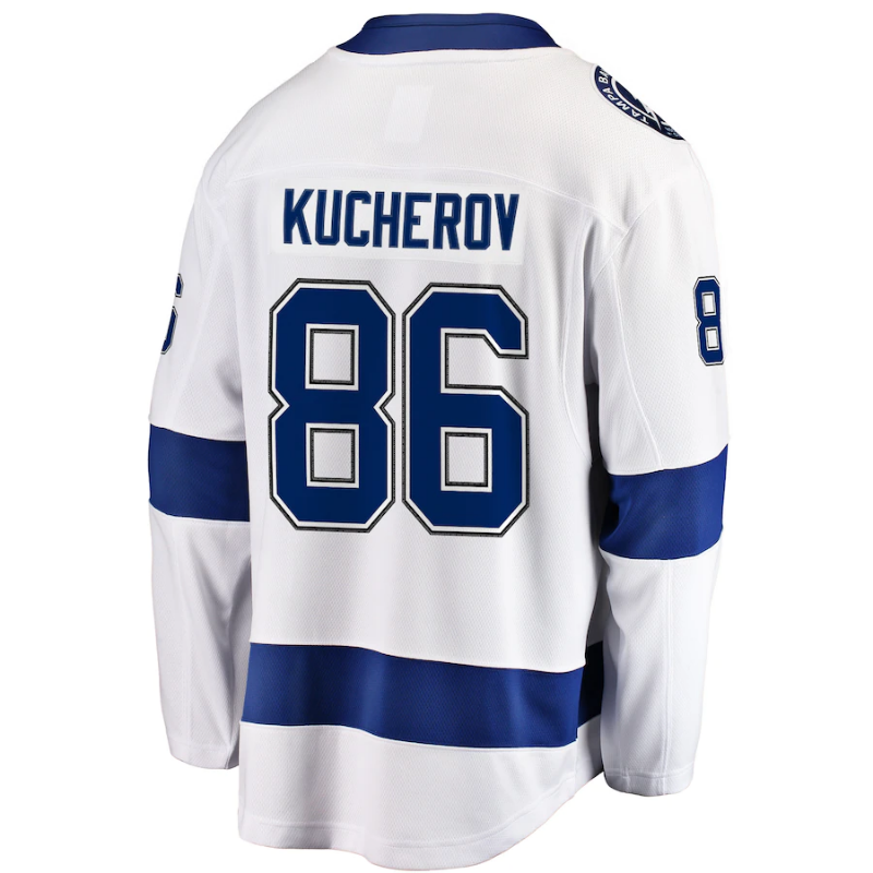 Nikita Kucherov - 86 Tampa Bay Lightning Team Player Jersey Pro Official- White - Jersey Teams World