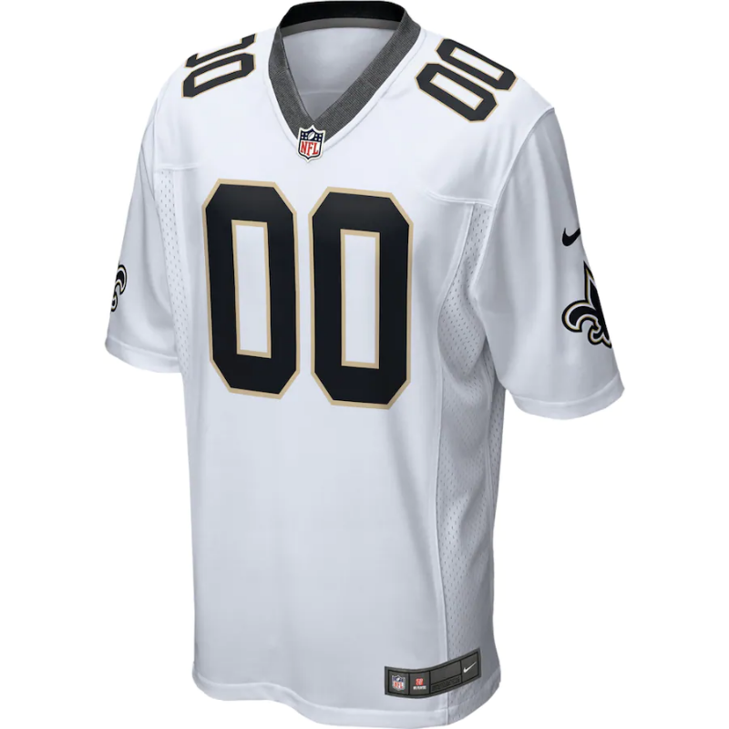 New Orleans Saints Team 2022 Custom Game jersey Unisex Pro Official - White - Jersey Teams World
