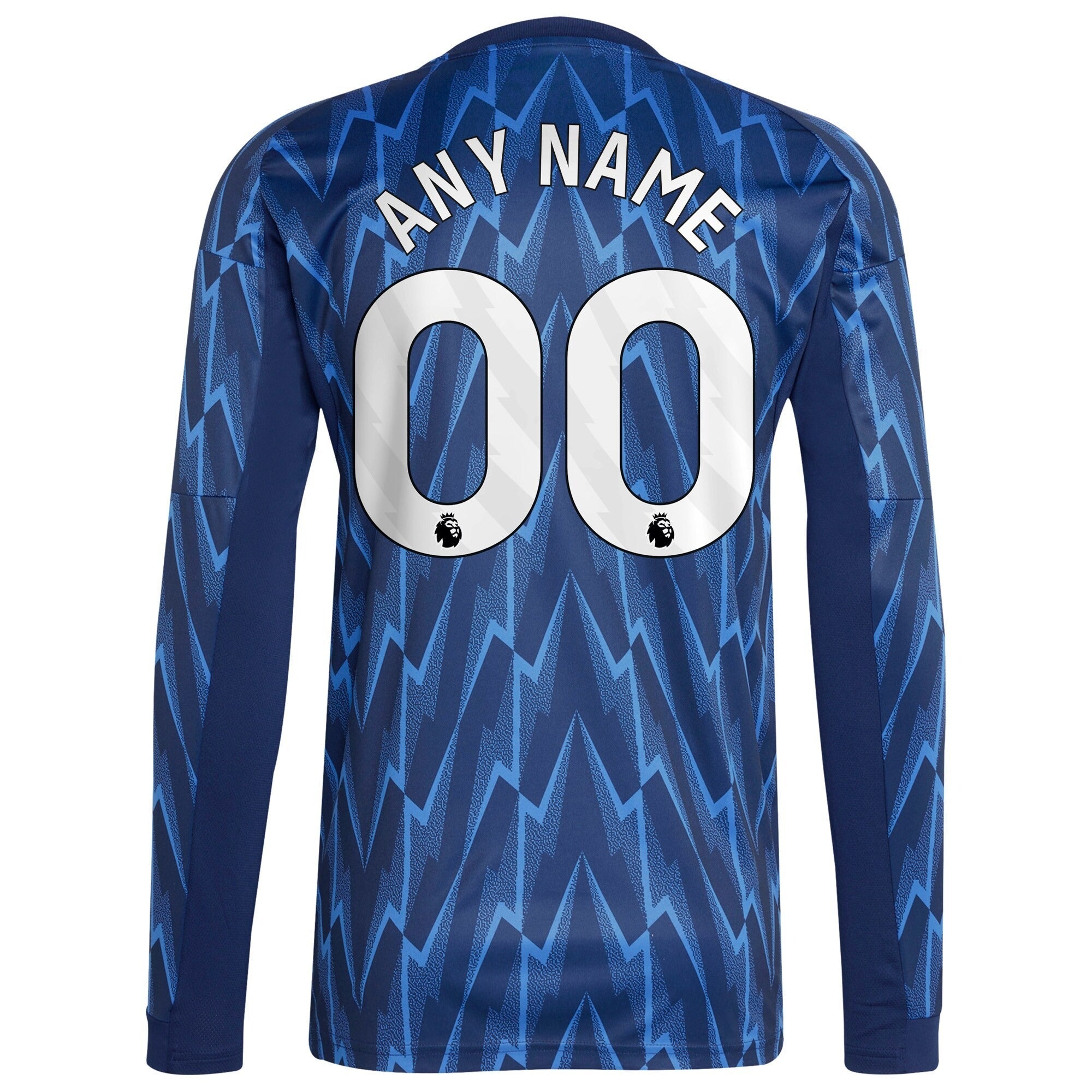 Arsenal adidas 2025/26 Away Long Sleeve Customized Soccer Shirt - Blue