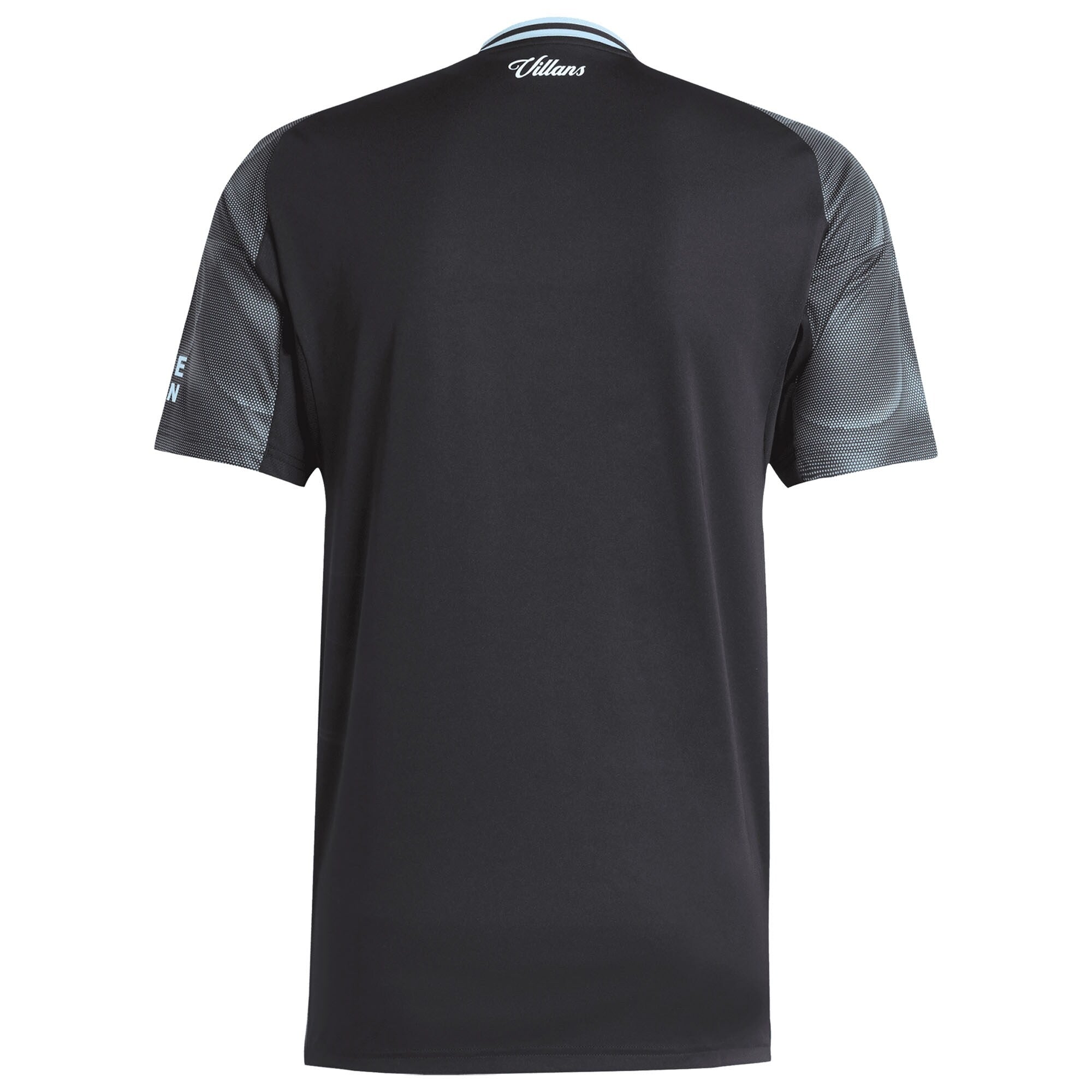 Aston Villa adidas 2025/26 Away Soccer Shirt - Black