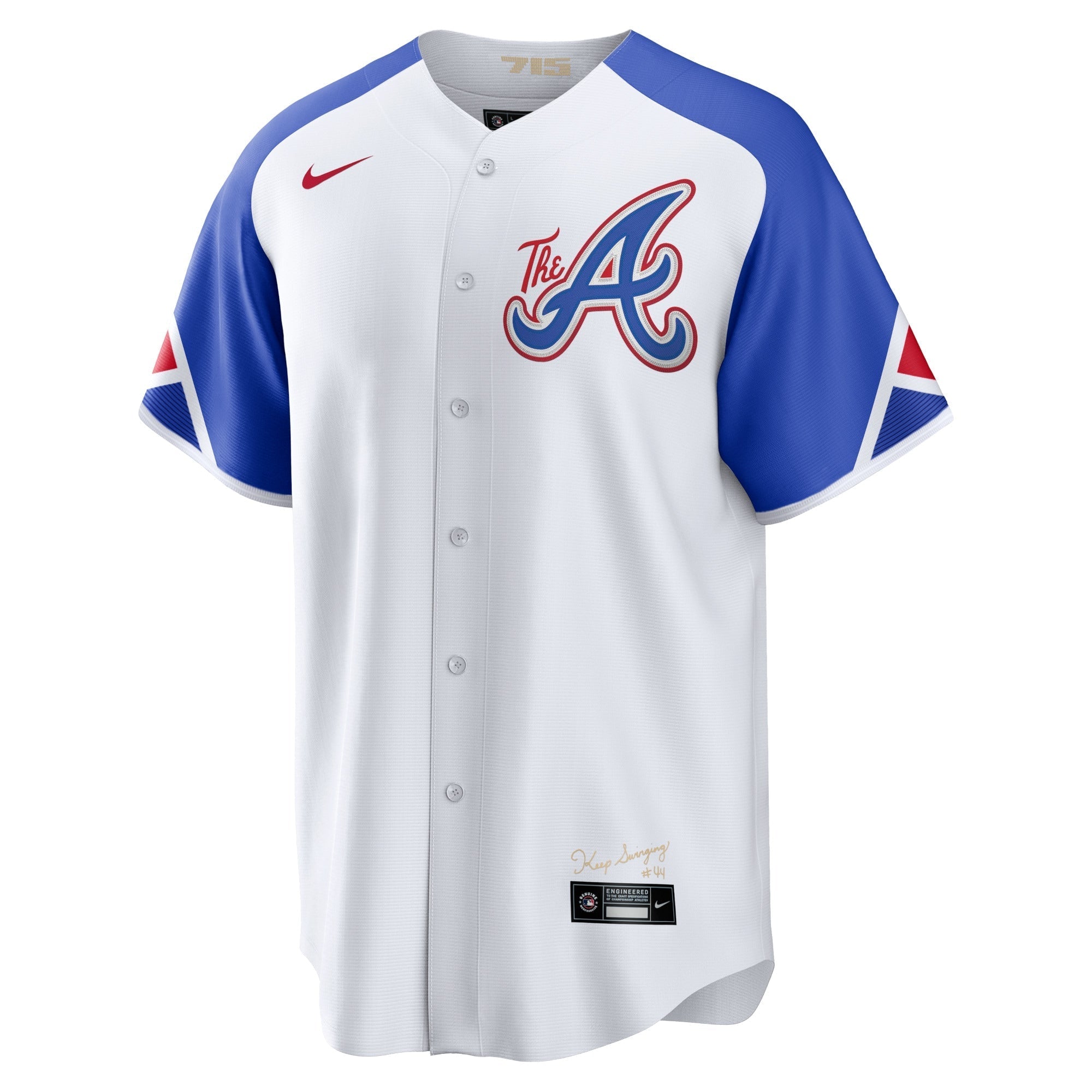Atlanta Braves 2023 City Connect Custom Shirt - White