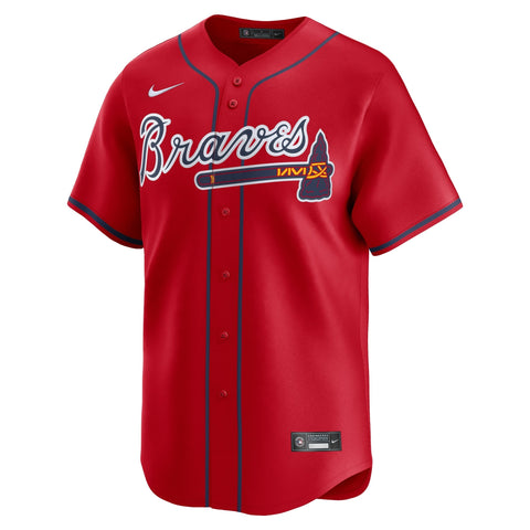 Atlanta Braves Alternate Limited Custom Shirt – Red