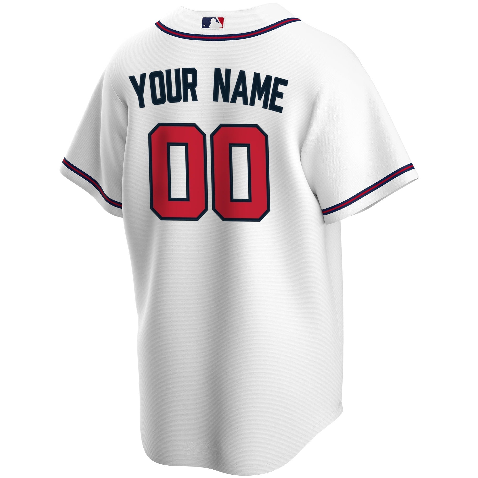 Atlanta Braves Home Custom Shirt - White
