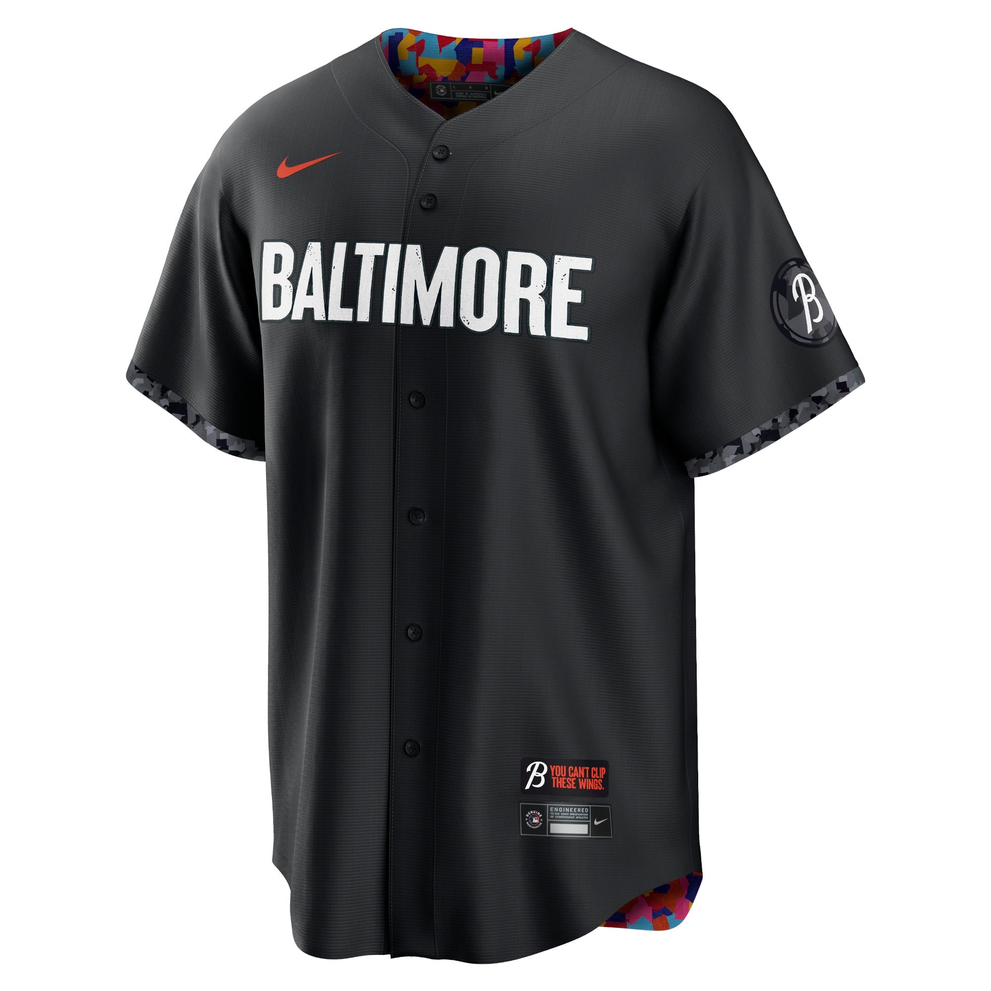 Baltimore Orioles City Connect Custom Shirt - Black