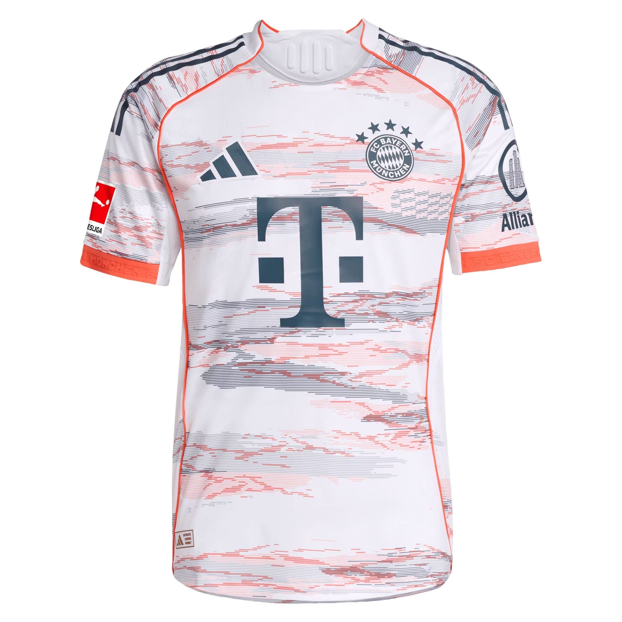Bayern Munich adidas 2025/26 Away Custom Soccer Shirt - White