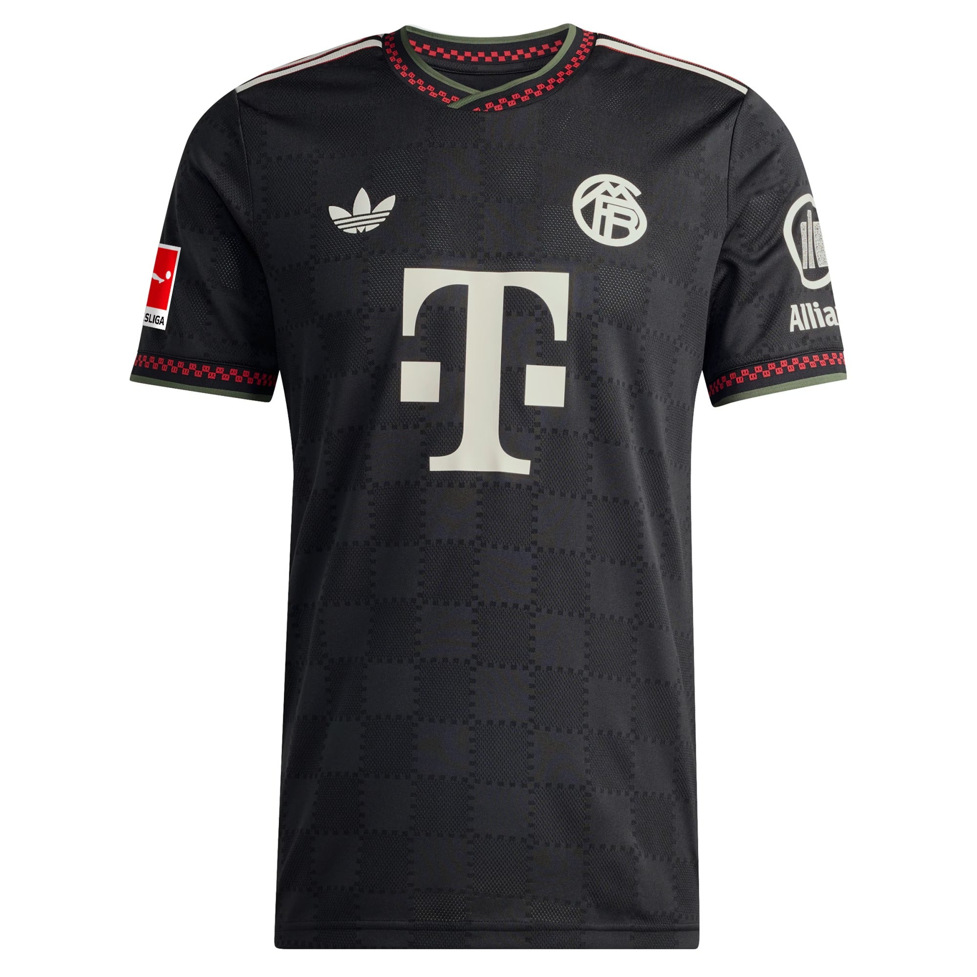 Bayern Munich adidas 2025/26 Third Custom Soccer Shirt - Black