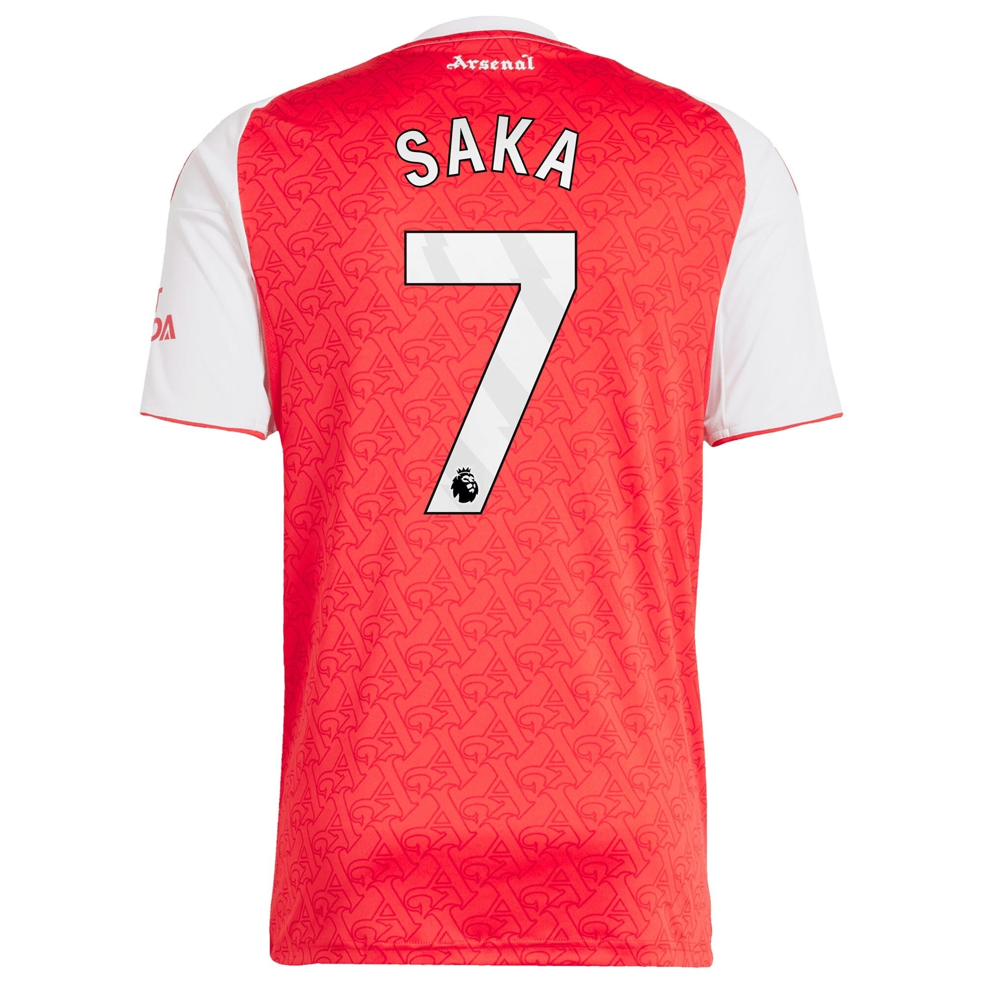 Bukayo Saka Arsenal adidas 2025/26 Home Player Soccer Shirt - Red