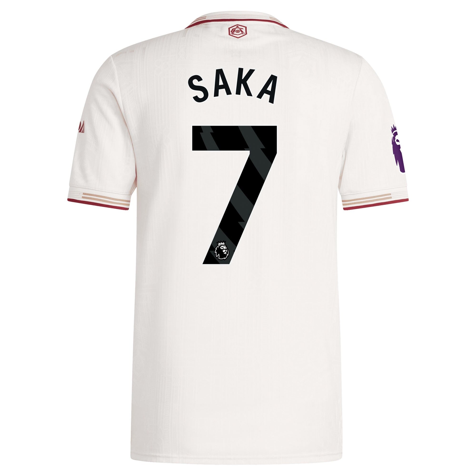 Bukayo Saka Arsenal adidas 2025/26 Third Player Soccer Shirt - White