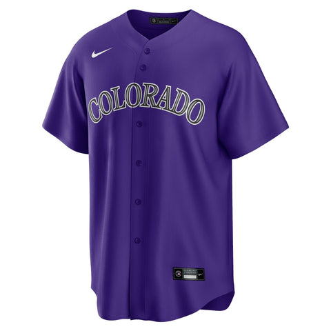 Charlie Blackmon Colorado Rockies Alternate Player Name Shirt - Purple