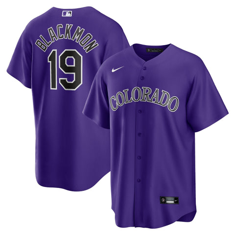 Charlie Blackmon Colorado Rockies Alternate Player Name Shirt - Purple