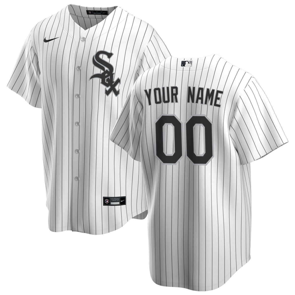 Chicago White Sox Home Custom Shirt - White