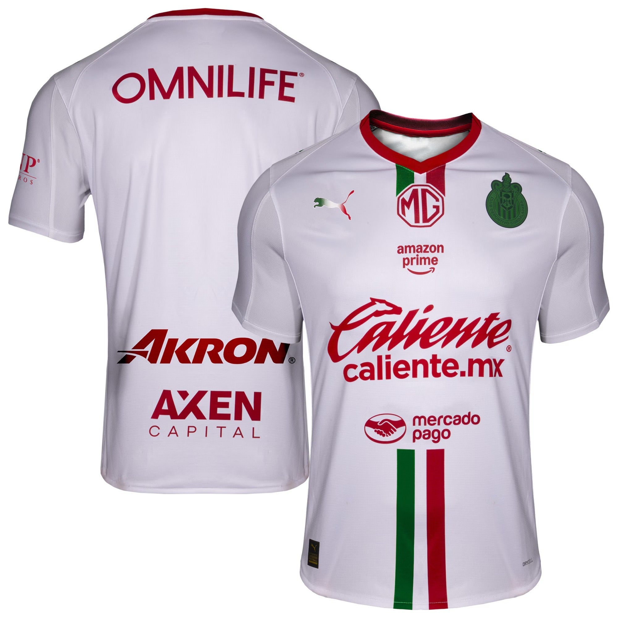 Chivas Puma 2025/26 Away Soccer Shirt - White