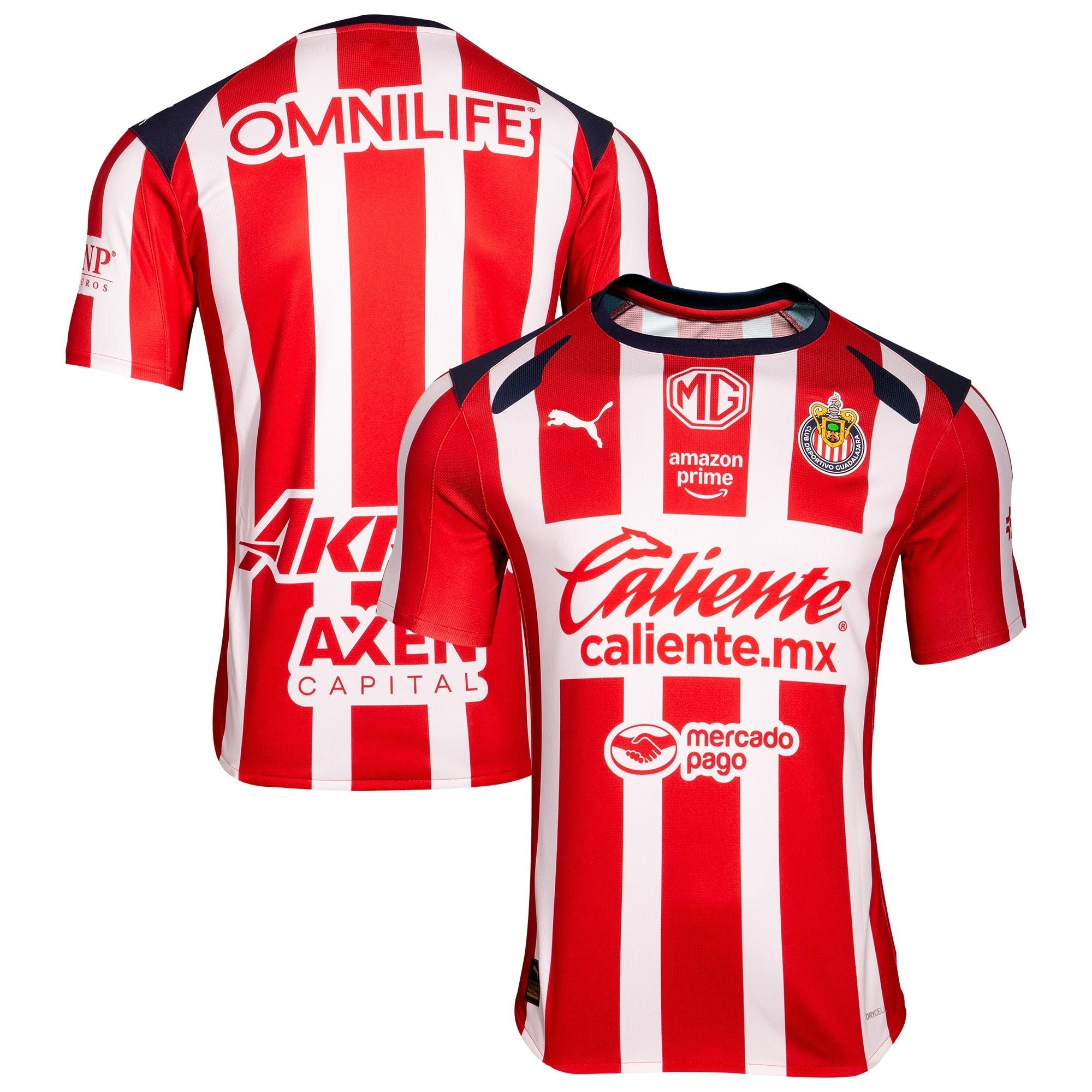 Chivas Puma 2025/26 Home Soccer Shirt - Red
