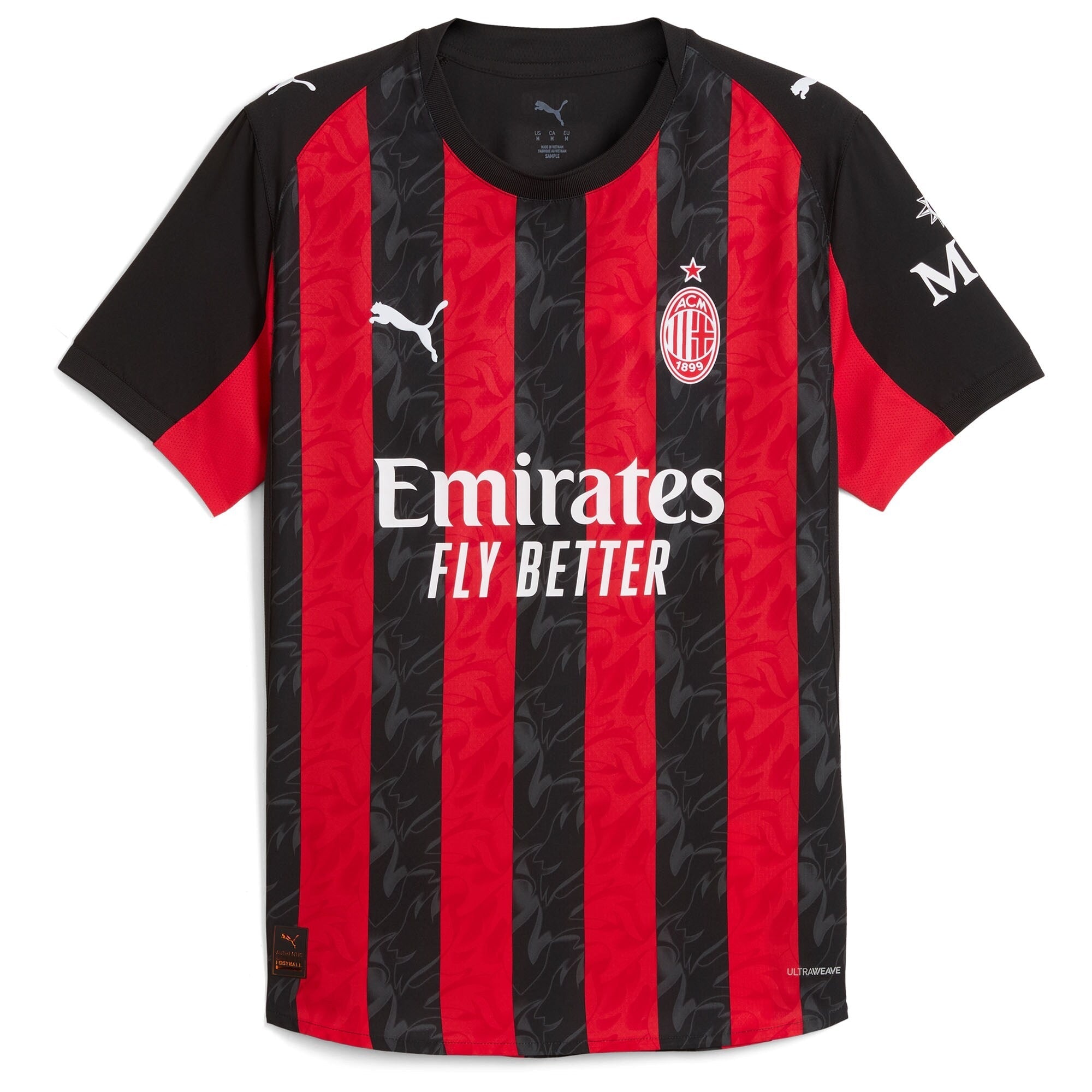 Christian Pulisic AC Milan Puma 2025/26 Home Player Soccer Shirt - Red