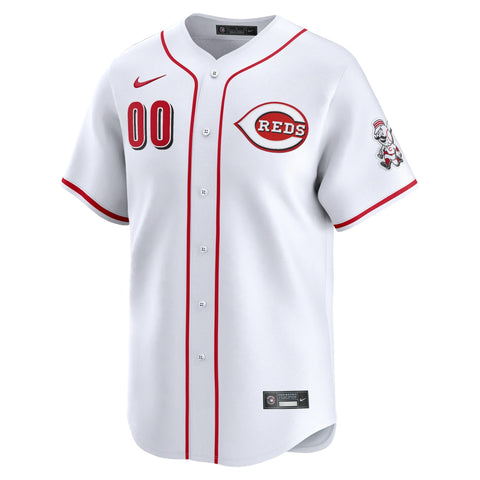 Cincinnati Reds Home Limited Custom Shirt - White