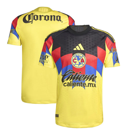 Club America 2025/26 Home Custom Shirt - Yellow