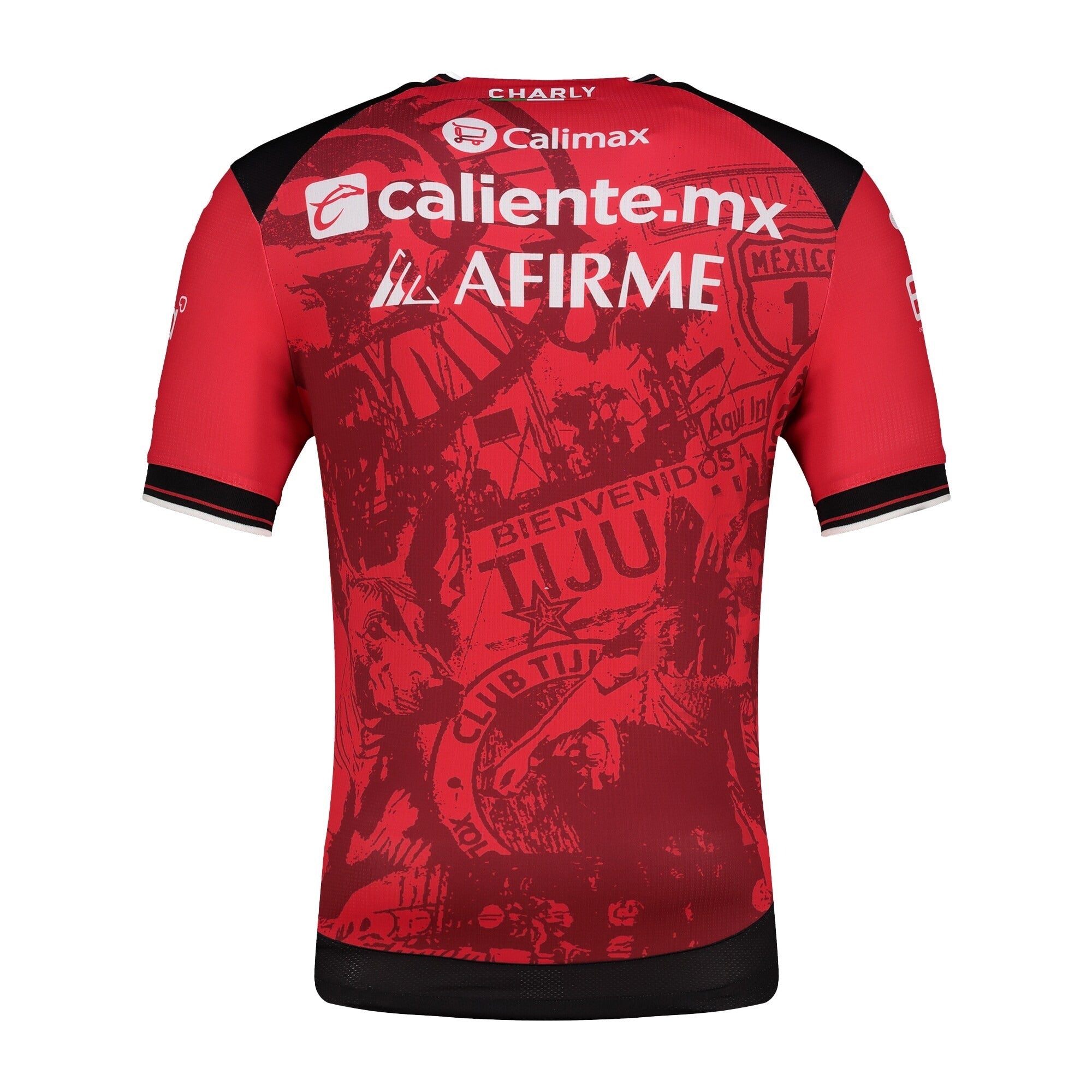 Club Tijuana Charly 2025/26 Home Authentic Soccer Shirt - Red