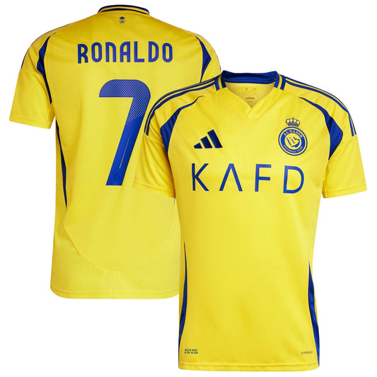 Cristiano Ronaldo 7 Al-Nassr FC 2024/25 Home Player Shirt - Yellow