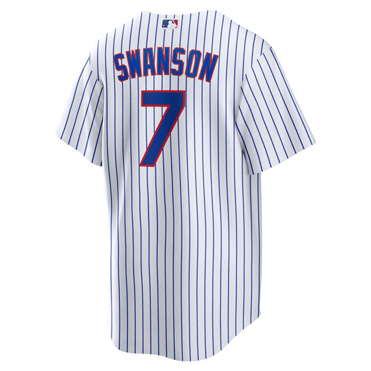 Dansby Swanson Chicago Cubs Player Shirt - White