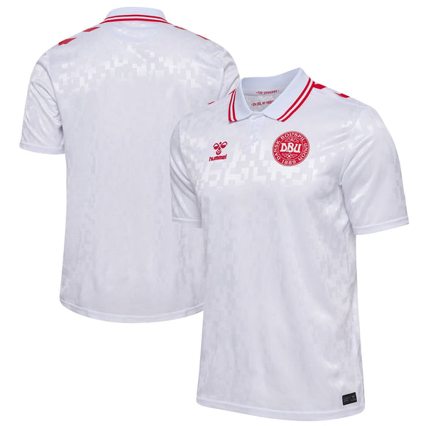 Denmark National Team 2024 Away Custom Jersey - White