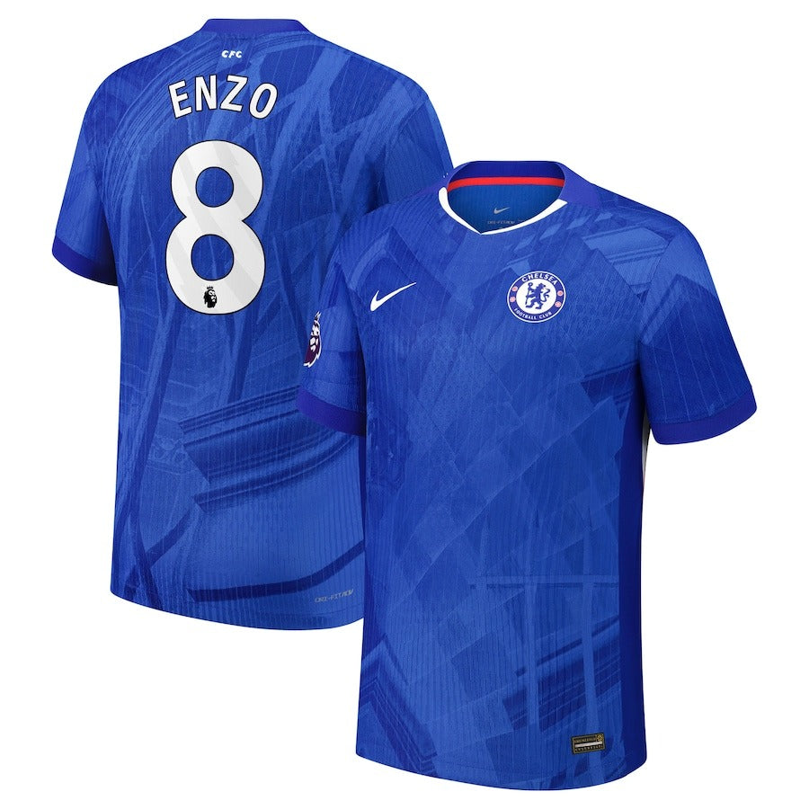 Enzo Fernández Chelsea teams 2025/26 Home Player Soccer Shirt - Blue