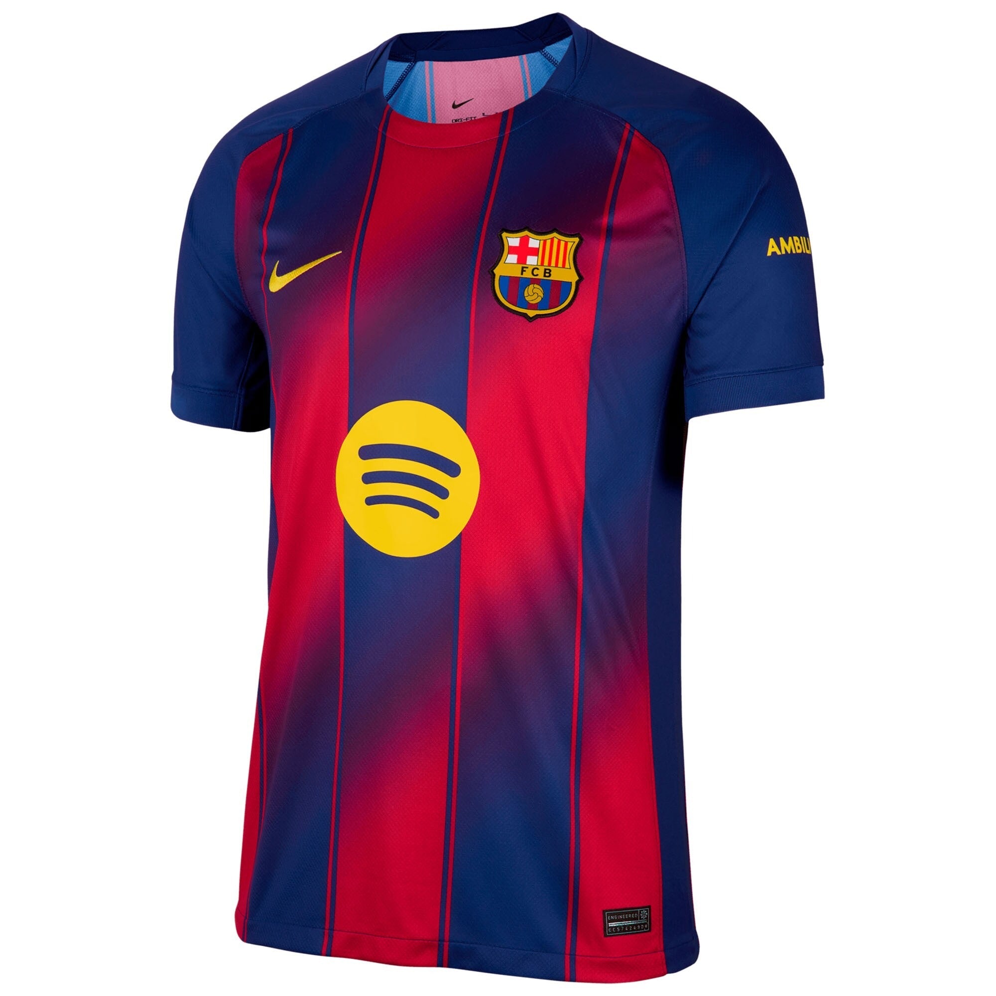 Frenkie de Jong Barcelona teams 2025/26 Home Soccer Shirt - Navy