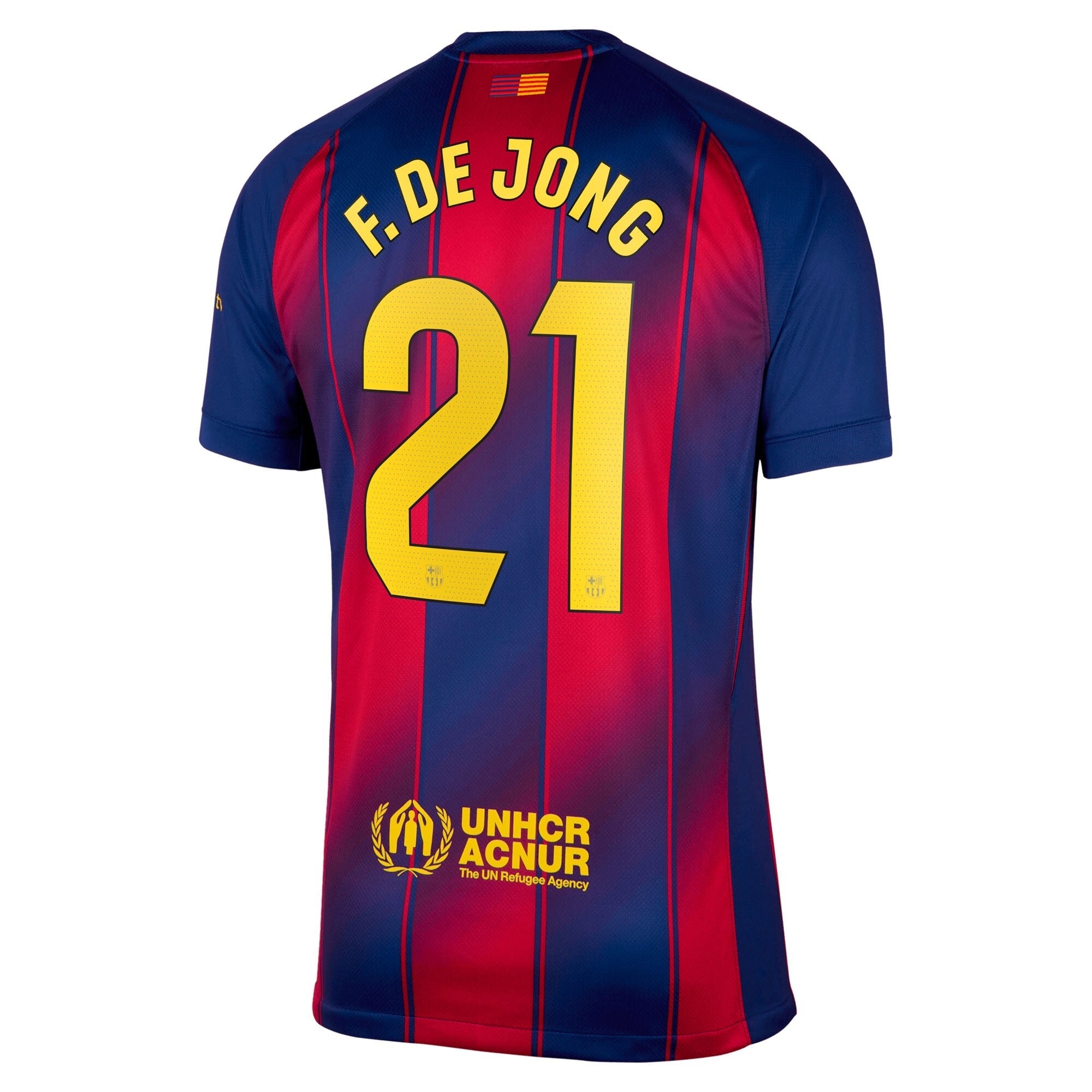 Frenkie de Jong Barcelona teams 2025/26 Home Soccer Shirt - Navy