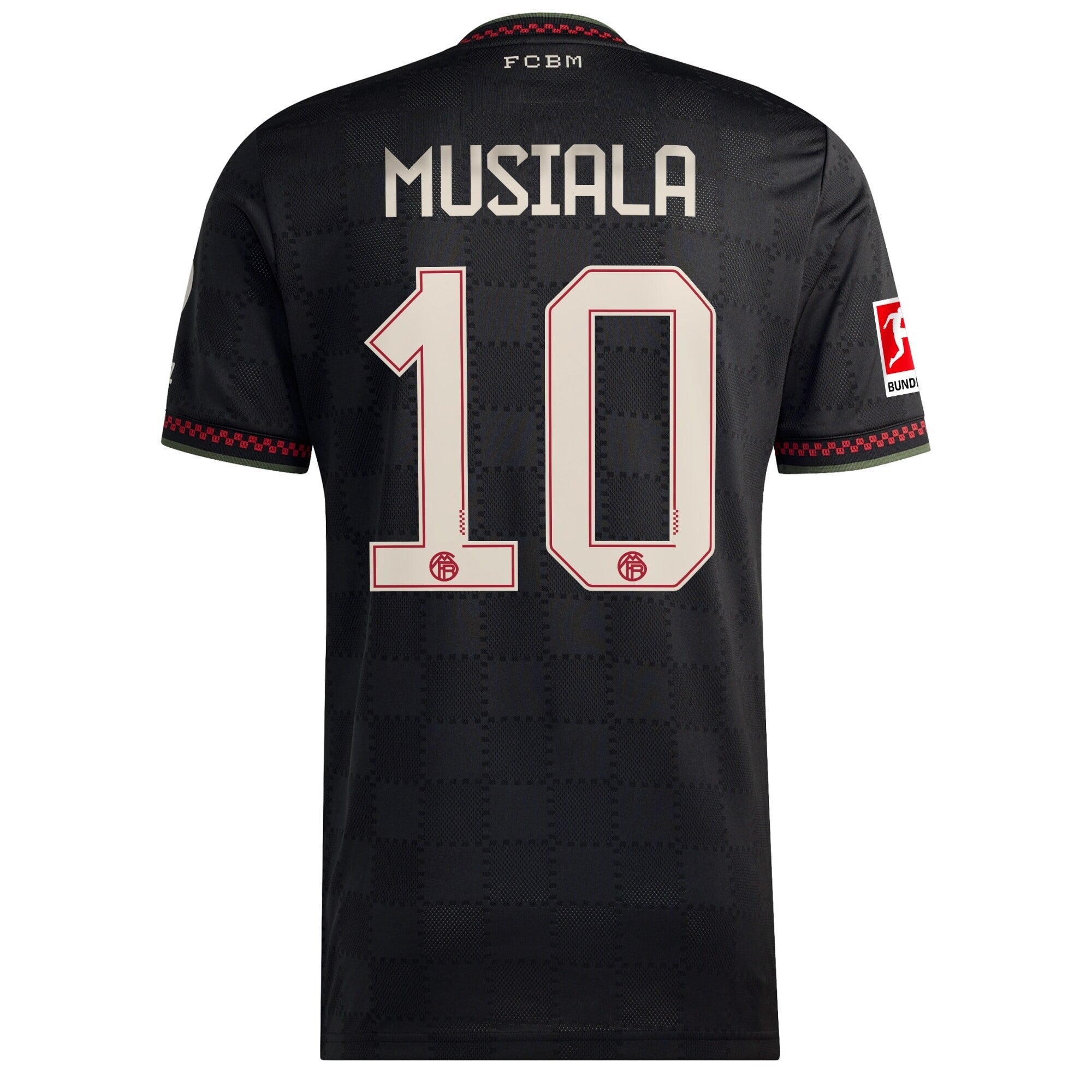 Jamal Musiala Bayern Munich adidas 2025/26 Third Player Soccer Shirt - Black