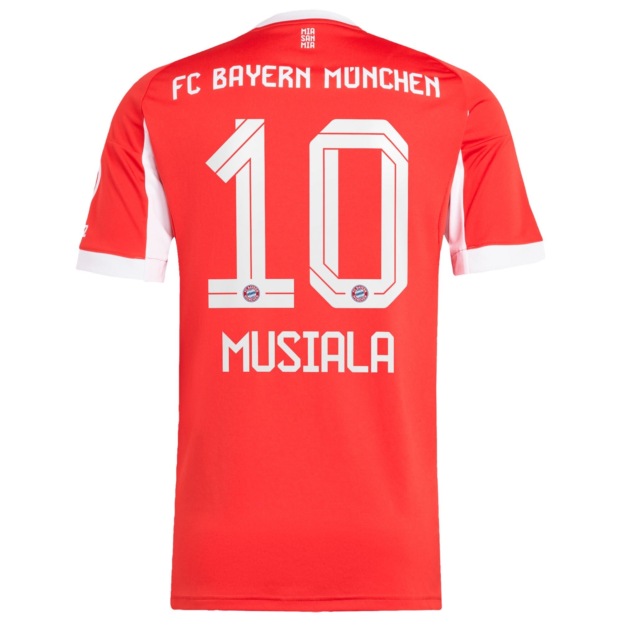 Jamal Musiala Bayern Munich adidas Home 2025/26 Player Soccer Shirt - Red