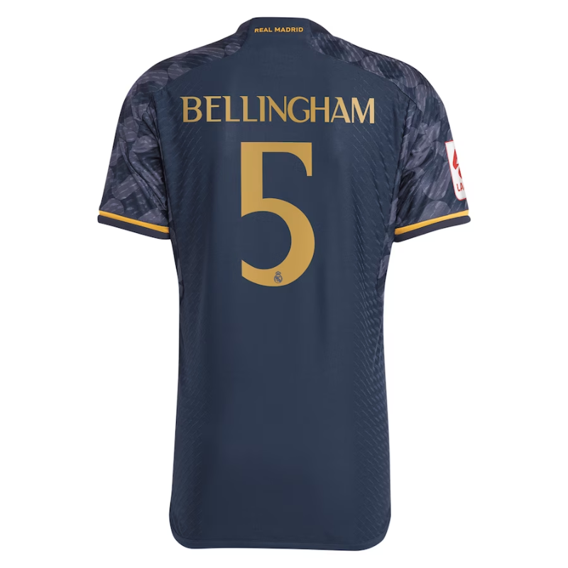 Jude Bellingham Real Madrid  2023/24 Away Shirt - Navy