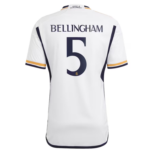 Jude Bellingham Real Madrid 2023/24 Home Shirt - White