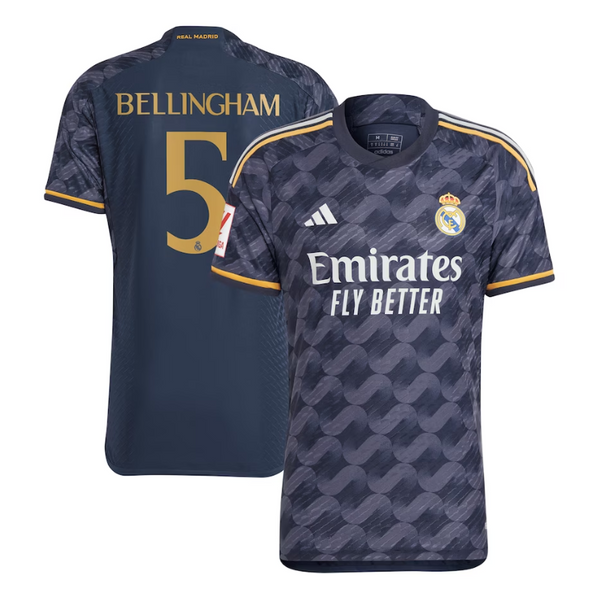 Jude Bellingham Real Madrid Shirt 2023/24 Away Player Jersey - Navy