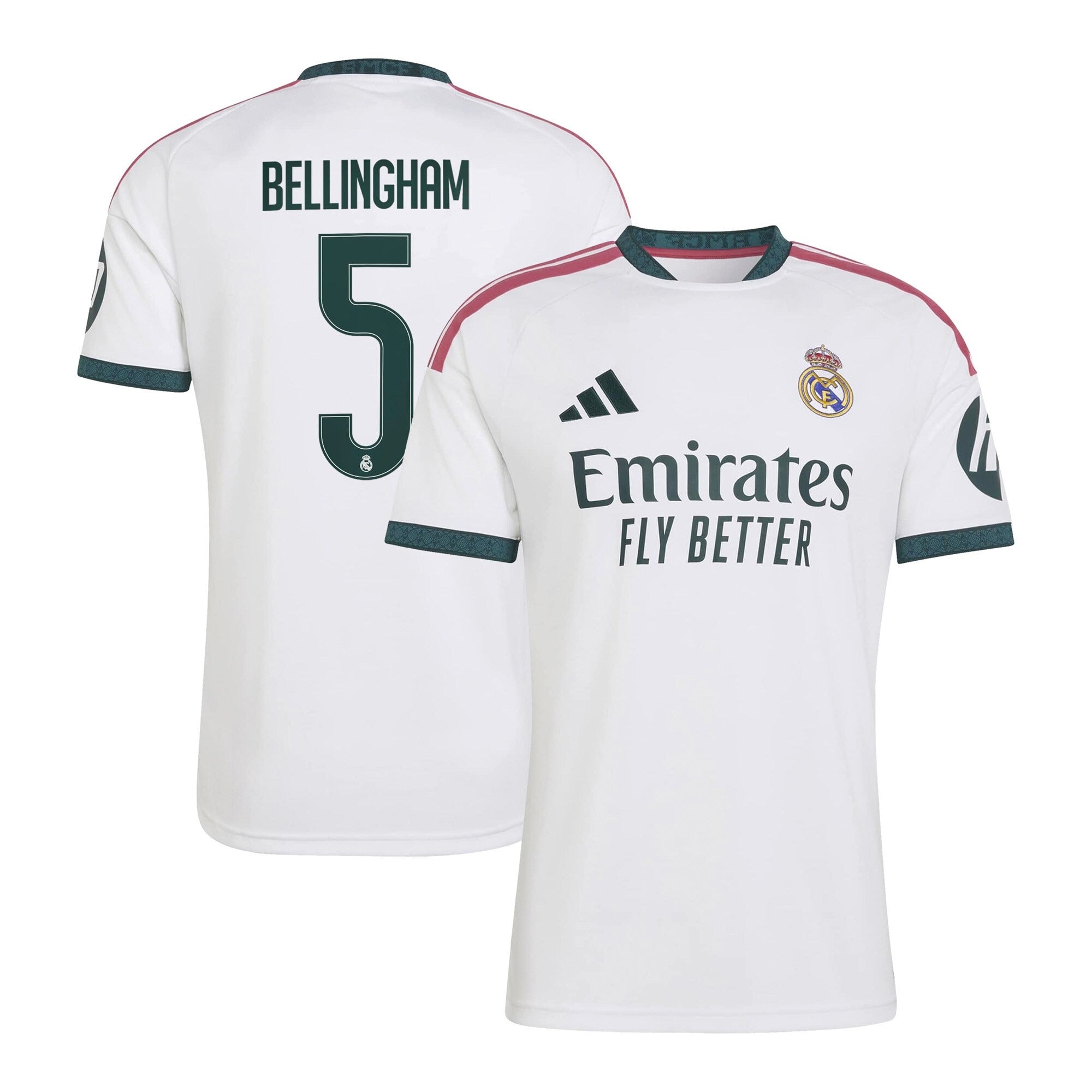 Jude Bellingham Real Madrid adidas 2026/27 Home Replica Jersey - White - Jersey Teams World