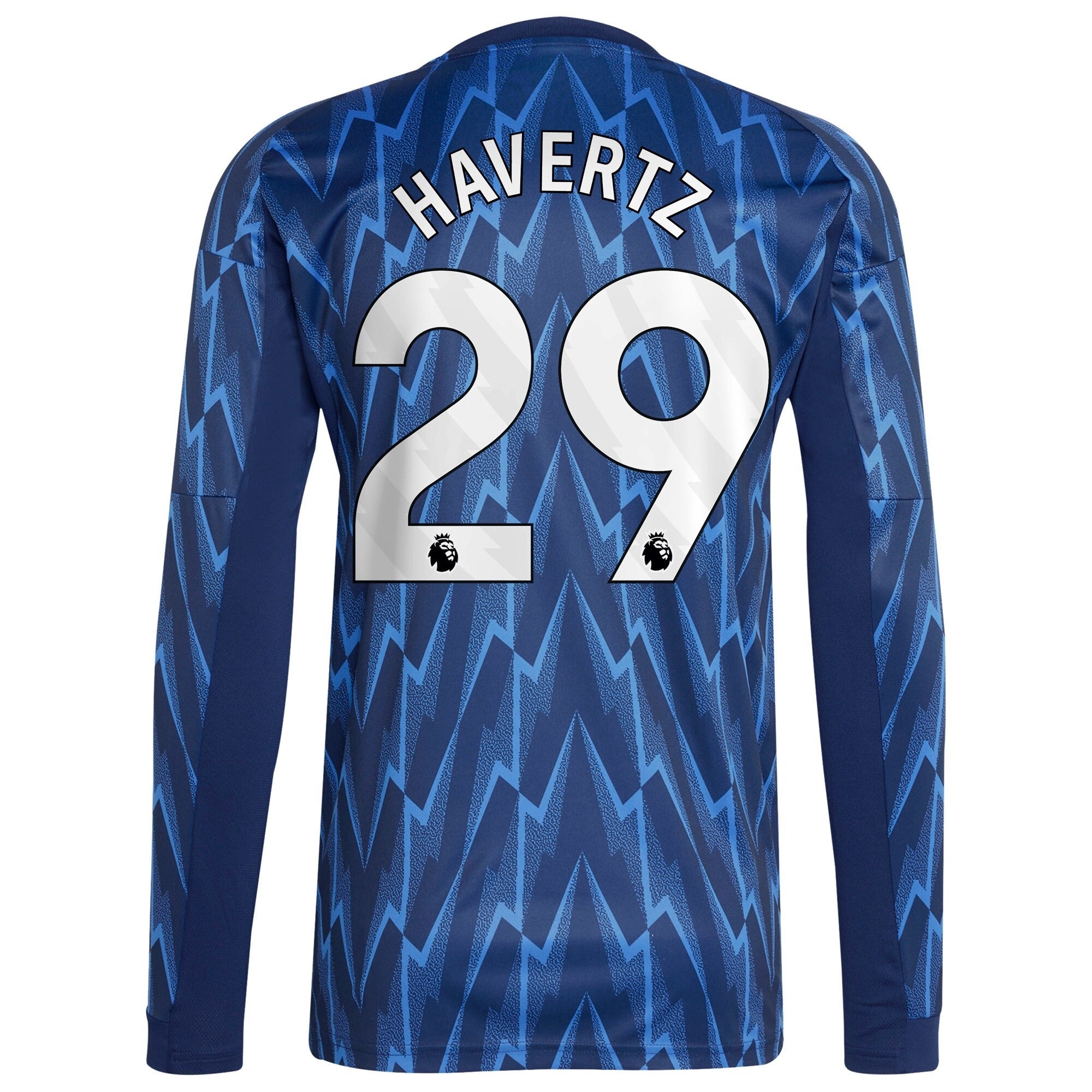 Kai Havertz Arsenal adidas 2025/26 Away Long Sleeve Player Soccer Shirt - Blue