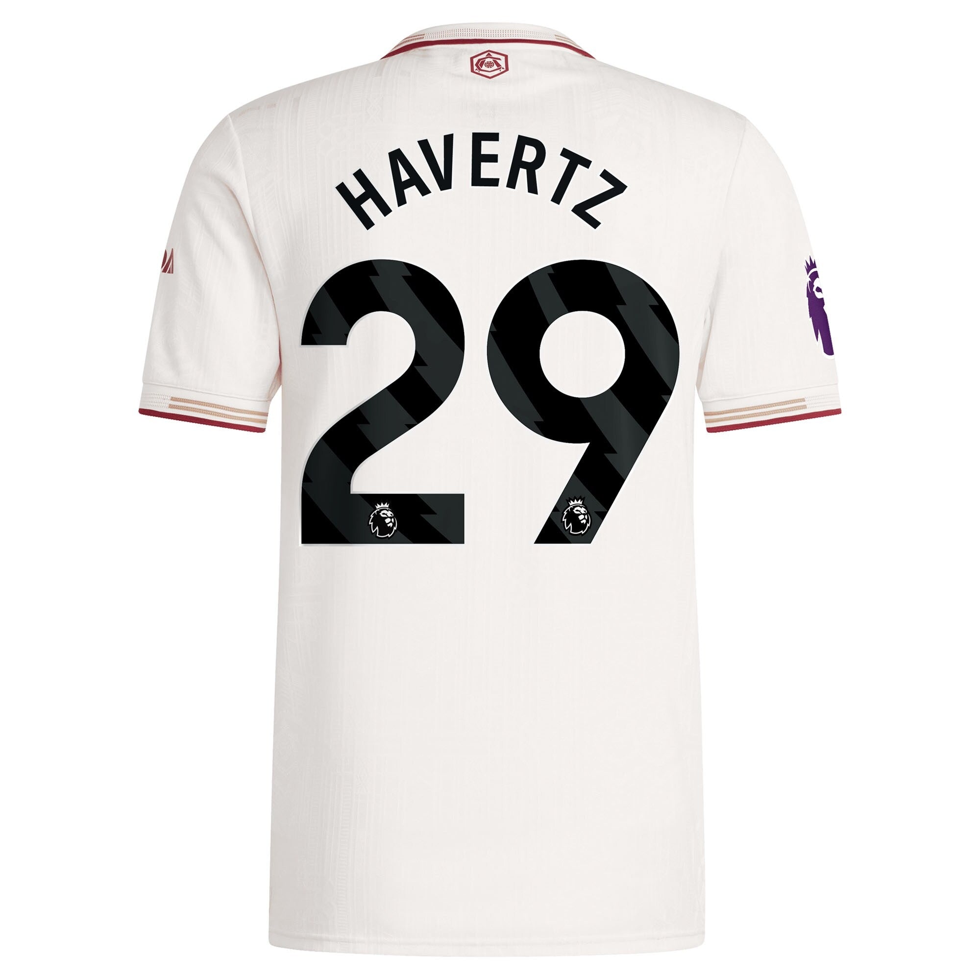 Kai Havertz Arsenal adidas 2025/26 Third Player Soccer Shirt - White
