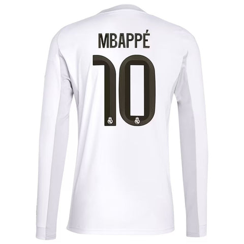 Kylian Mbappé Real Madrid adidas 2025/26 Home Player Soccer Shirt - White
