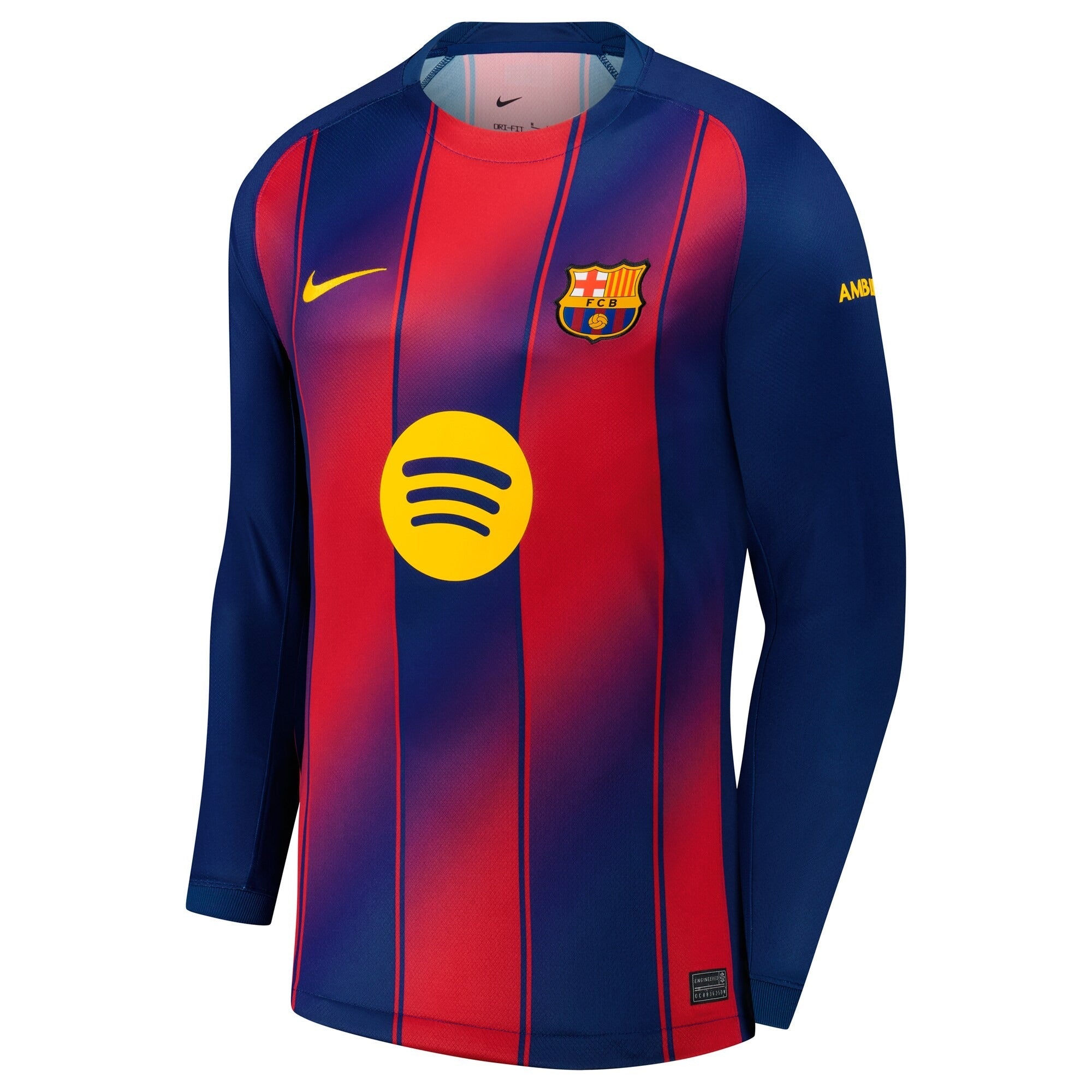 Lamine Yamal Barcelona teams 2025/26 Long Sleeve Player Soccer Shirt - Blue