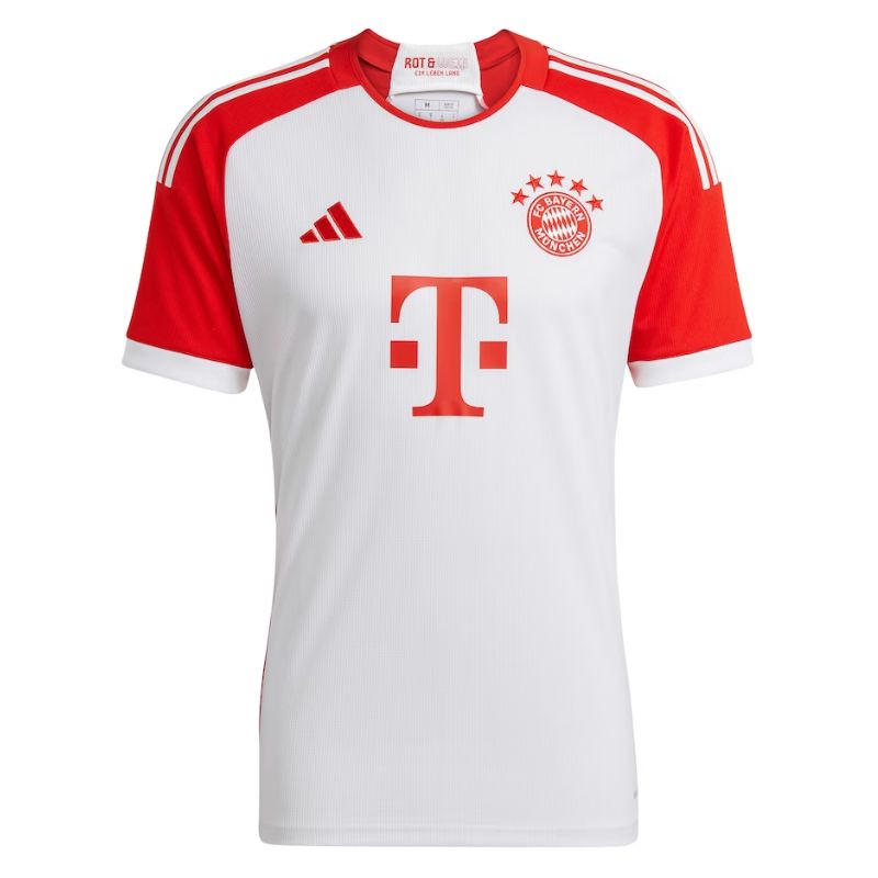 Leroy Sané Bayern Munich 2023/24 Home Jersey - White