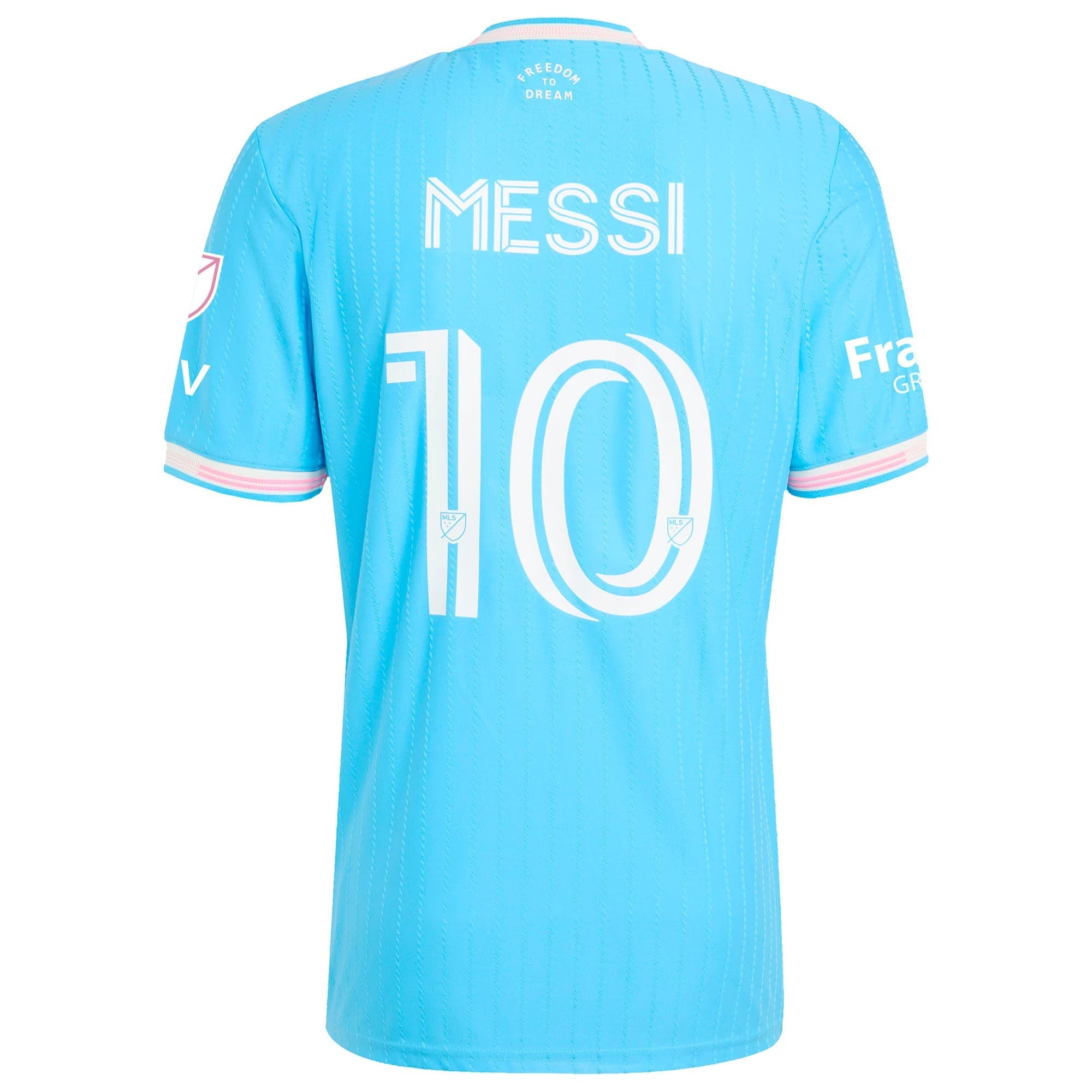 Lionel Messi Inter Miami CF 2025 Third Player Soccer Shirt - Blue